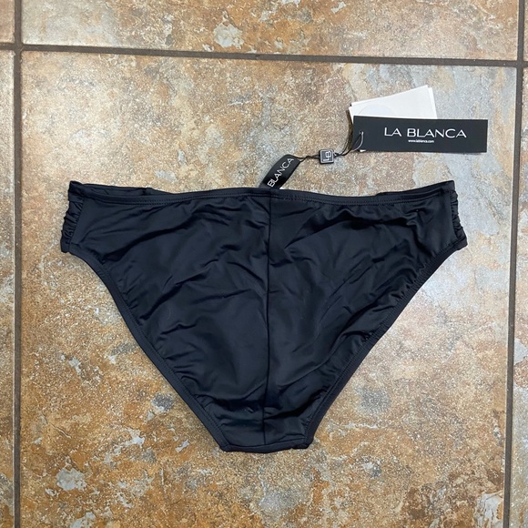 La Blanca Classic Black Bikini Bottom - Picture 4 of 9